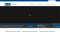 Desktop Screenshot of gmpcapital.com